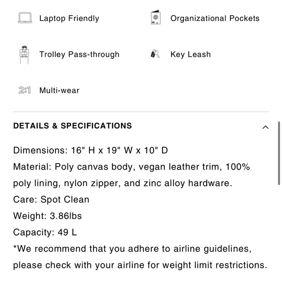 BEIS the weekender bag - atlas pink - Picture 16 of 16